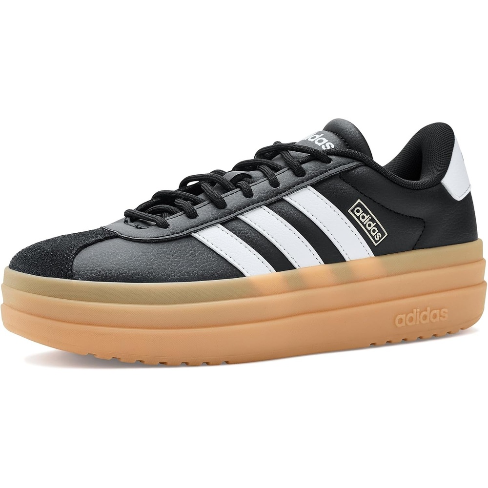 image:imageadidas Womens Vl Court Bold SneakerBlackWhiteCyber Metallic