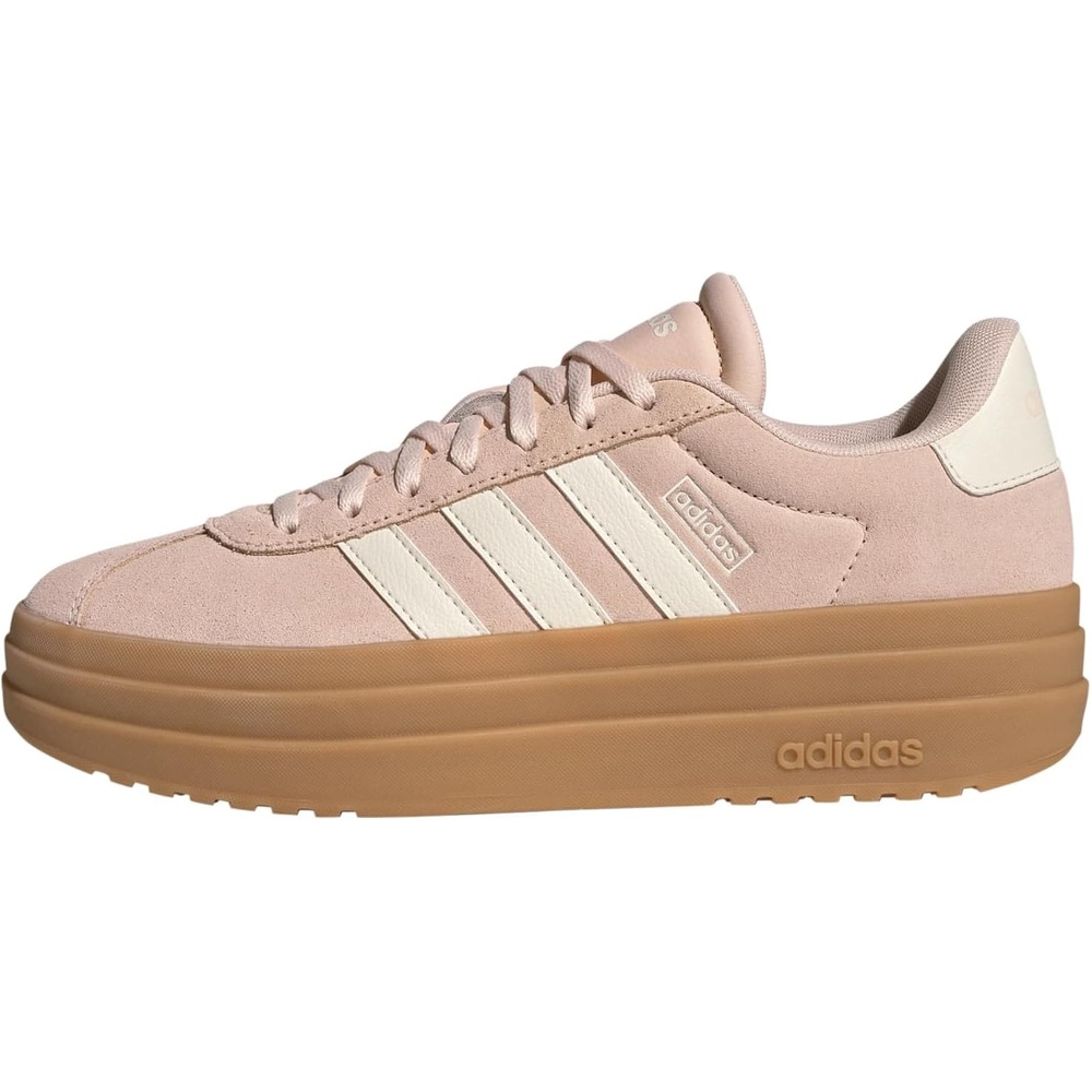 image:imageadidas Womens Vl Court Bold SneakerBlush PinkOff WhiteGum