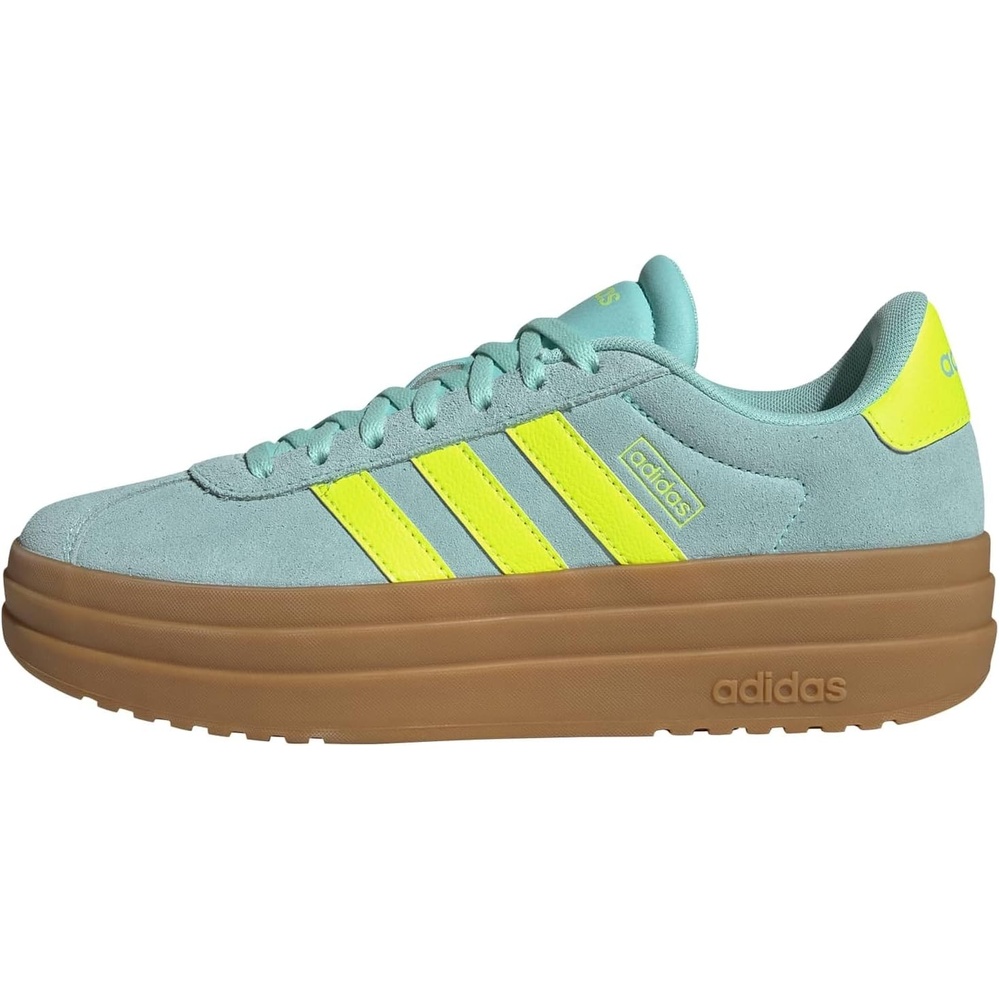 image:imageadidas Womens Vl Court Bold SneakerFlash AquaLucid LemonGum