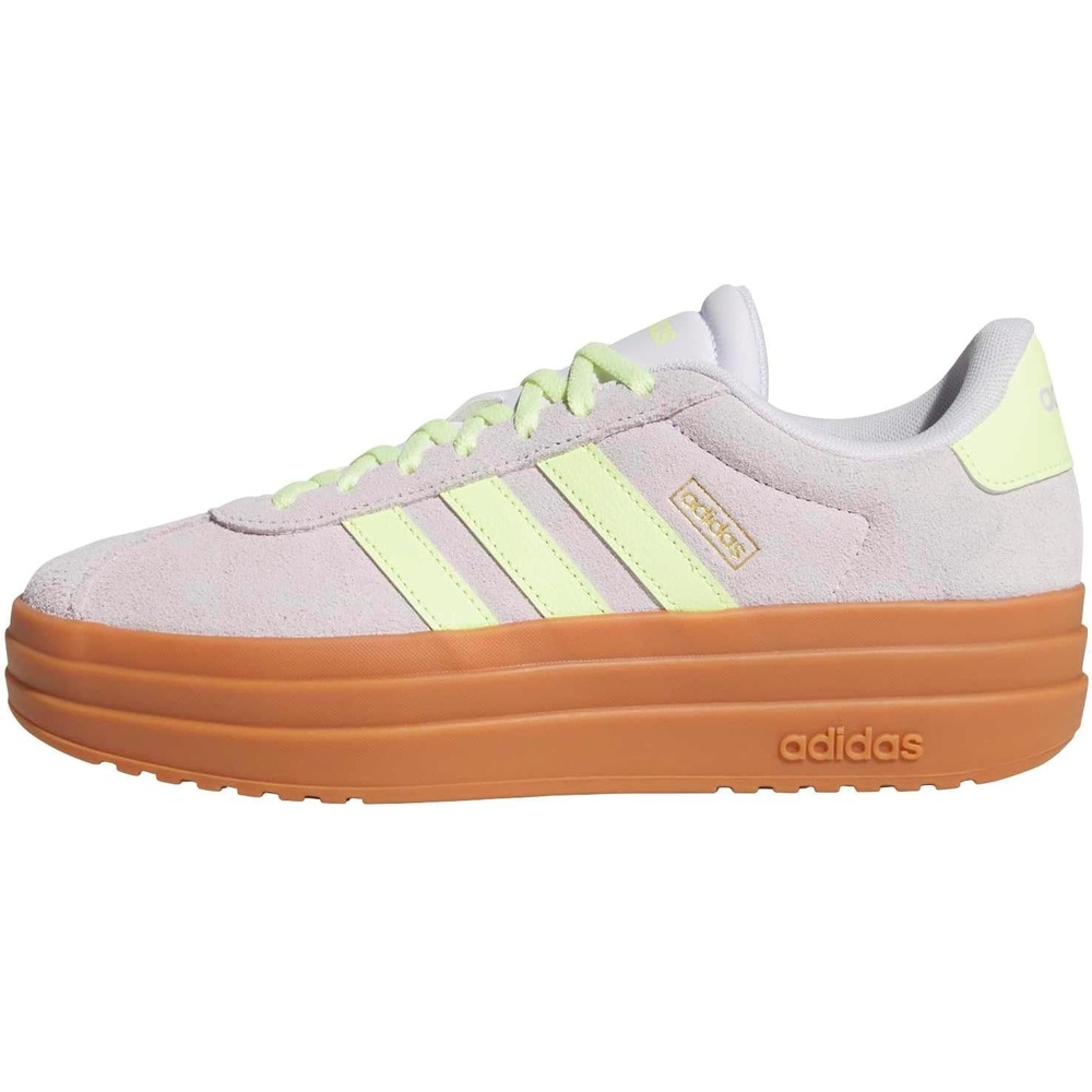 image:imageadidas Womens Vl Court Bold SneakerFrozen PurpleFrozen LemonGold Metallic