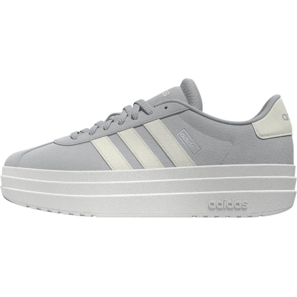 image:imageadidas Womens Vl Court Bold SneakerGreyOff WhiteWhite