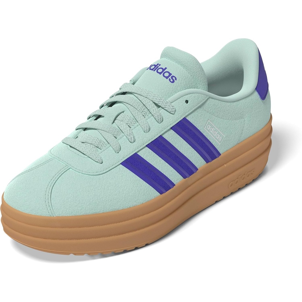 image:imageadidas Womens Vl Court Bold SneakerSemi Flash AquaLucid BlueGum