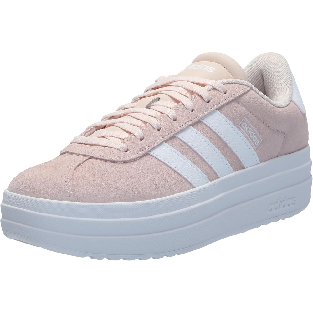 image:imageadidas Womens Vl Court Bold SneakerWonder QuartzWhiteWhite