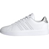White/Grey/Silver Metallic