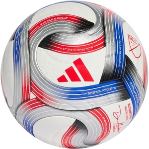 Adidas – Unisex Adult 2026 Major League Nfhs Football, White/Team Royal Blue/Red/Silver Metallic, 5