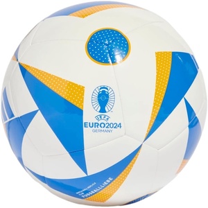 Adidas EURO24 Club Soccer Ball(White/Glory Blue/Lucky Orange)