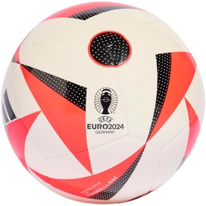 Adidas EURO24 Club Soccer Ball(White/Solar Red/Black)