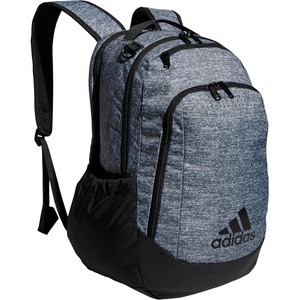 adidas Defender Sports Backpack with Shoe Compartment, Soccer Bag(Jersey Onix Grey/Black)