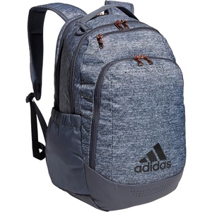 adidas Defender Sports Backpack with Shoe Compartment, Soccer Bag(Jersey Onix Grey/Onix Grey/Rose Gold)