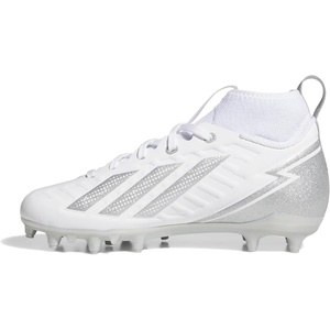adidas Kids Adizero Impact.2 II American Football Cleats (Little Kid/Big Kid)(White/Silver Metallic/White)