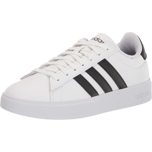 adidas Men’s Grand Court 2.0 Shoe(White/Black/White)