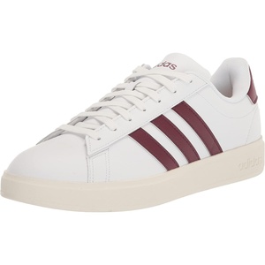 adidas Men’s Grand Court 2.0 Shoe(White/Shadow Red/Off White)