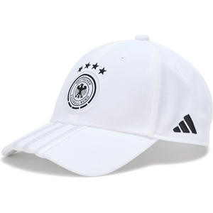 adidas Unisex Adult Germany Soccer Cap(White/Black/Black)