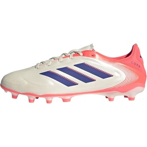 adidas Unisex-Adult Copa Pure 3 League Firm Ground/Multi Ground(Off White/Lucid Blue/Signal Coral)