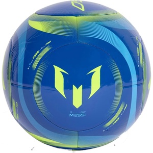 adidas Unisex-Adult Messi Club Soccer Ball, Team Royal Blue/Semi Blue Burst/Solar Yellow, 4