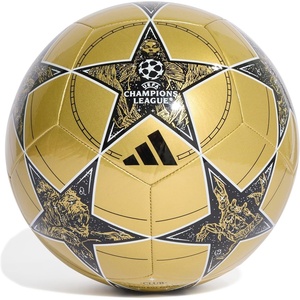 adidas Unisex-Adult UEFA Champions League Soccer Ball(Gold Metallic/Black/White)