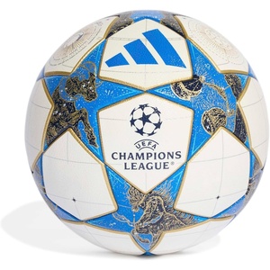 adidas Unisex-Adult UEFA Champions League Soccer Ball(White/Dark Blue/Pantone/Gold Metallic)
