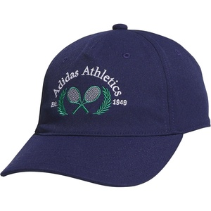 adidas Women’s Sport Essentials Baseball Cap – Athletic Relaxed Strapback Hat(Dark Blue/Court Green/White)