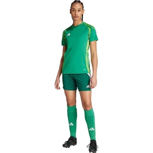 adidas Women’s Tiro 24 Shorts(Team Dark Green/White)