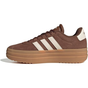 adidas Women’s Vl Court Bold Sneaker(Brown and White)