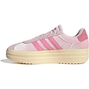 adidas Women’s Vl Court Bold Sneaker(Clear Pink/Bliss Pink/Better Scarlet)