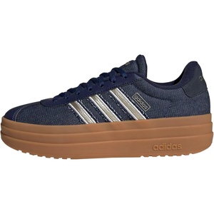 adidas Women’s Vl Court Bold Sneaker(Dark Blue/Cyber Metallic/Aurora Ink)