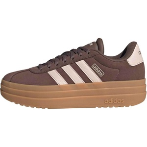 adidas Women’s Vl Court Bold Sneaker(Earth Strata/Wonder Quartz/Gum)