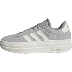 adidas Women’s Vl Court Bold Sneaker(Grey Two Off White Core White)