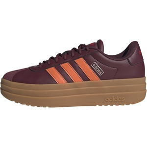 adidas Women’s Vl Court Bold Sneaker(Maroon/Dusky Orange/Pure Ruby)