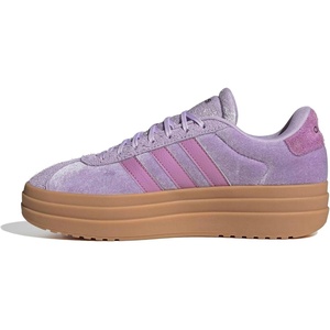 adidas Women’s Vl Court Bold Sneaker(Powder Plum/Preloved Purple/Aurora Plum)