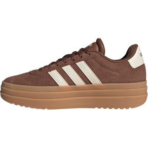 adidas Women’s Vl Court Bold Sneaker(Preloved Brown/Chalk White/Wonder Beige)