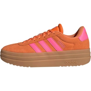 adidas Women’s Vl Court Bold Sneaker(Pure Orange/Lucid Pink/Gum)