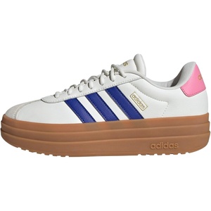 adidas Women’s Vl Court Bold Sneaker(White/Semi Lucid Blue/Bliss Pink)
