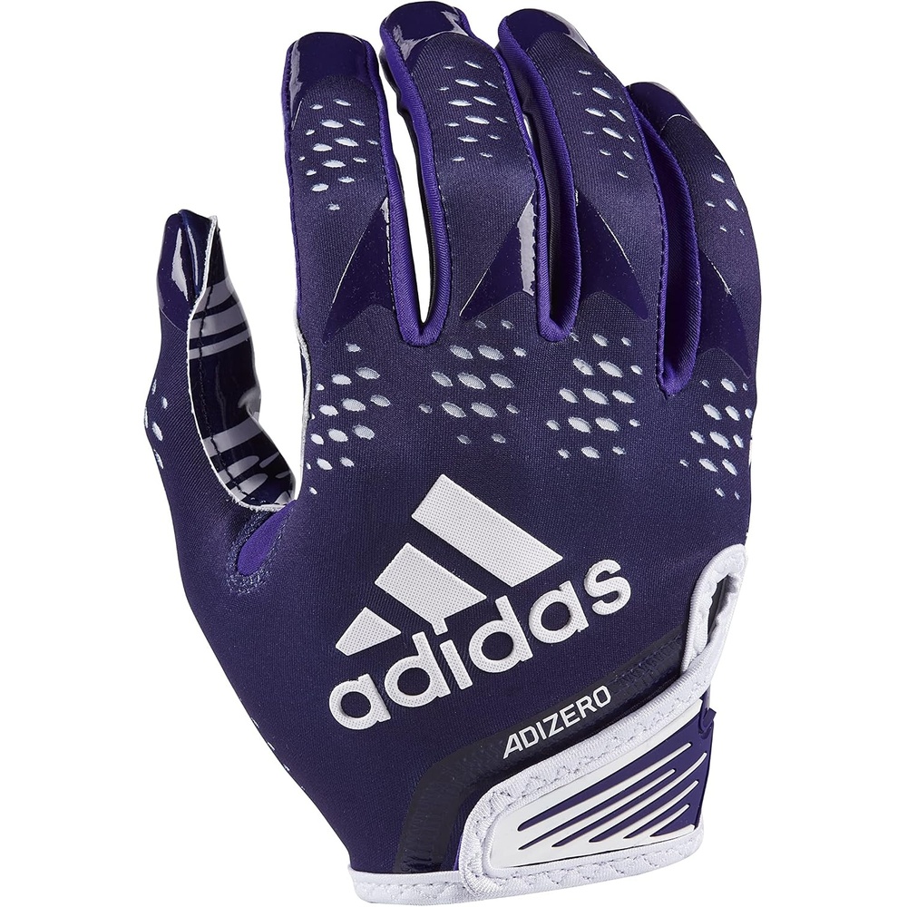image:imageAdidas Adizero 12 Adult Football Receiver GlovesPurpleWhite