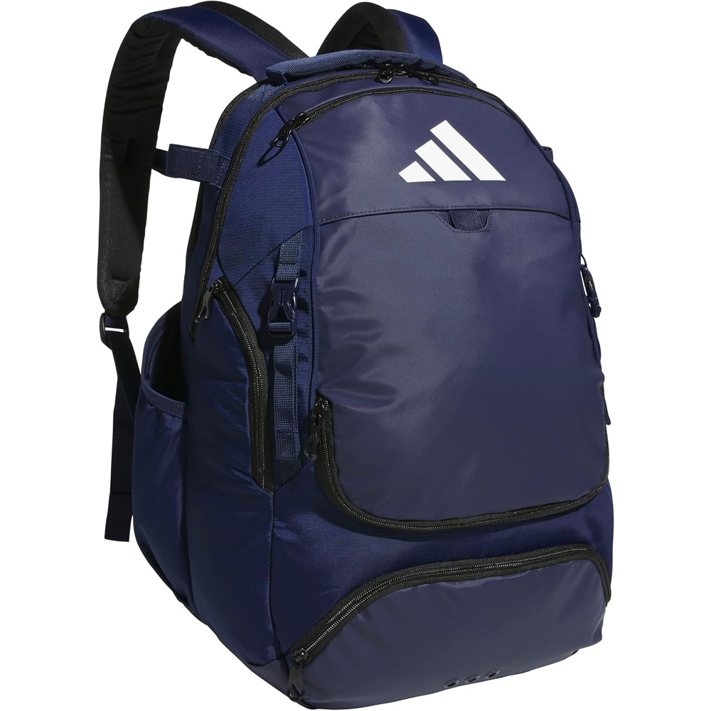 image:imageadidas Dugout Baseball Softball Backpack  Bat Helmet and Glove Storage 35LTeam Navy Blue 2