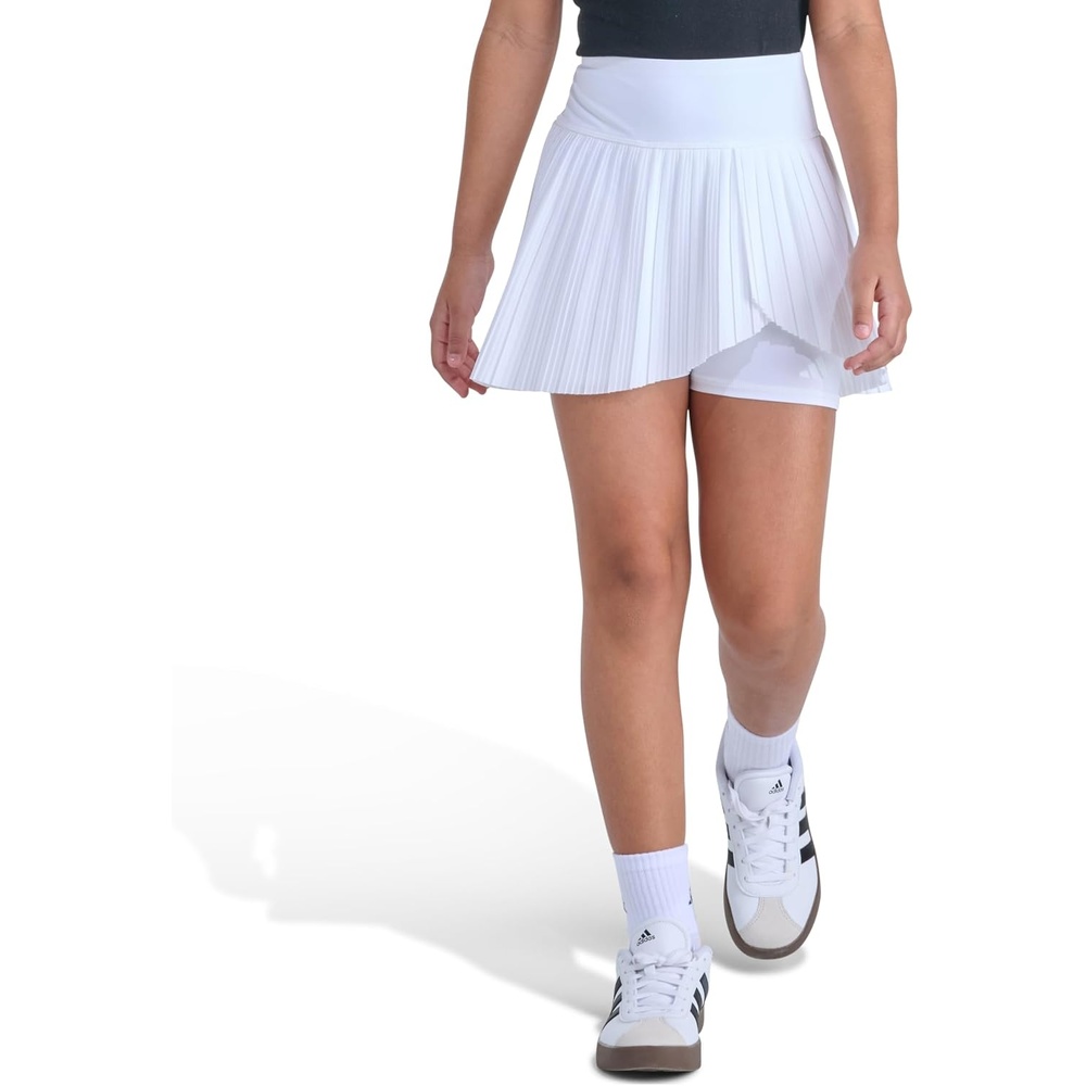 image:imageadidas Girls Woven Pleated SkortWhite