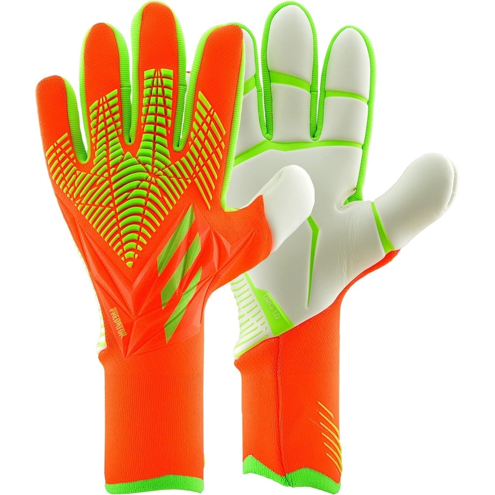 image:imageadidas Predator Pro PC Goalkeeper Gloves  Silicone Zone Skin Coating URG 20 Palm Abrasion Zone Protection Compressive Entry Solar Red 8