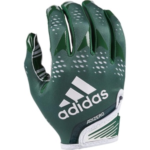 Adidas Adizero 12 Adult Football Receiver Gloves(Forest Green/White)