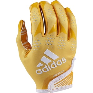 Adidas Adizero 12 Adult Football Receiver Gloves(Gold/White)