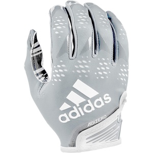 Adidas Adizero 12 Adult Football Receiver Gloves(Gray/White)