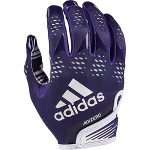 Adidas Adizero 12 Adult Football Receiver Gloves(Purple/White)