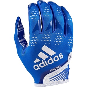 Adidas Adizero 12 Adult Football Receiver Gloves(Royal/White)