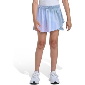 adidas Girls Elastic Waistband Faux Wrapped Skort(Crystal Sky)