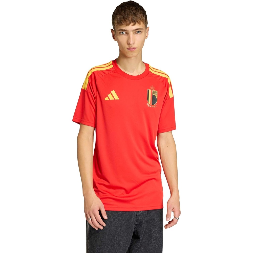 image:imageadidas Mens Belguim World Cup 2026 ApparelRedBold Gold