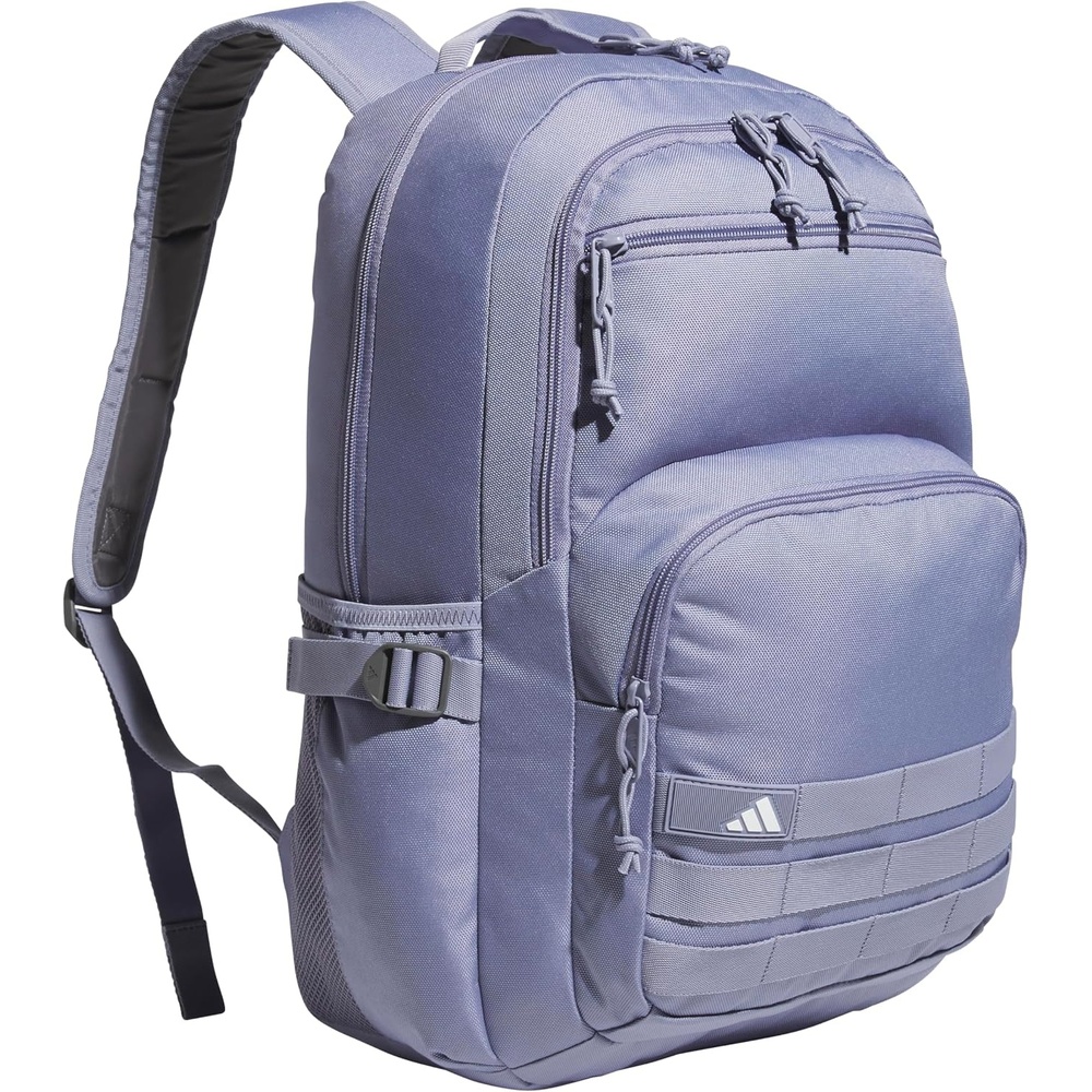 image:imageadidas Impulse Backpack for Laptop School and Travel 29LSilver Violet PurpleGrey FourInterval