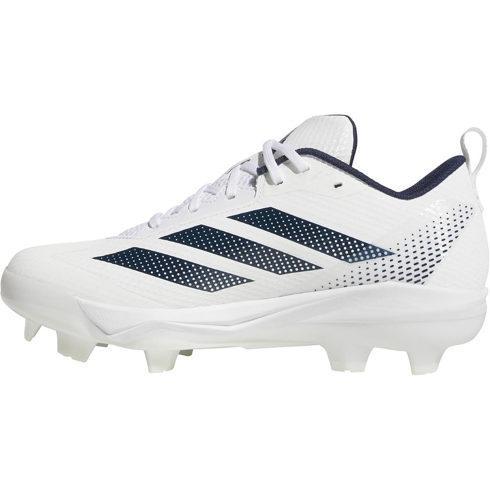 image:imageadidas Womens Adizero Instict TPU 20 Softball CleatsWhiteTeam Navy BlueTeam Navy Blue