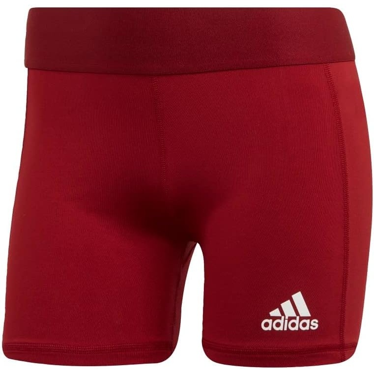 image:imageadidas Womens Techfit Volleyball ShortsTeam Colleg BurgundyWhite