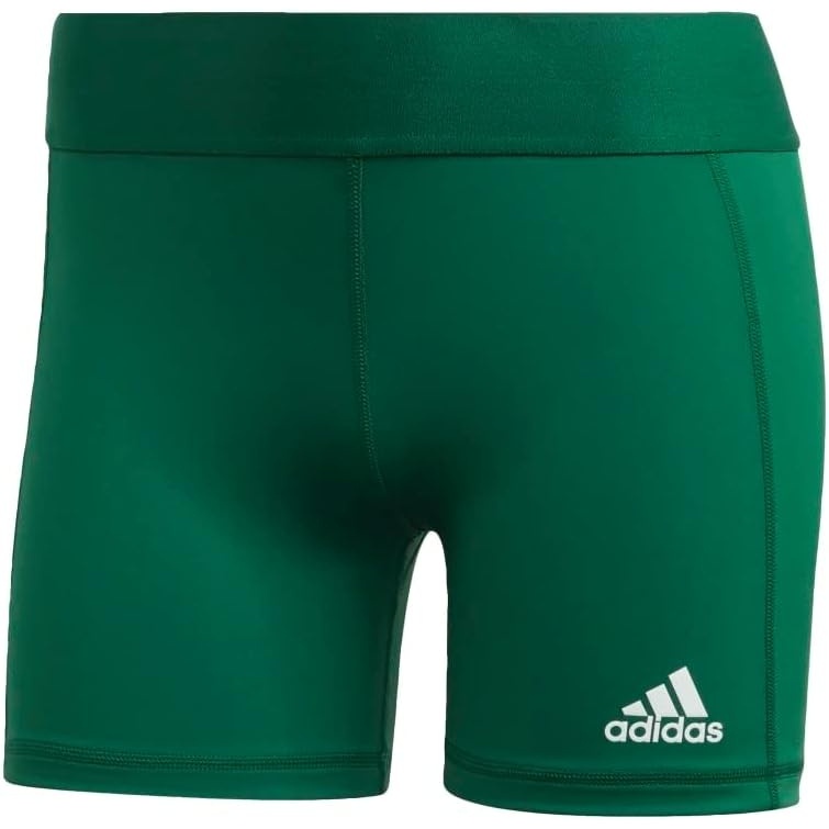 image:imageadidas Womens Techfit Volleyball ShortsTeam Dark GreenWhite
