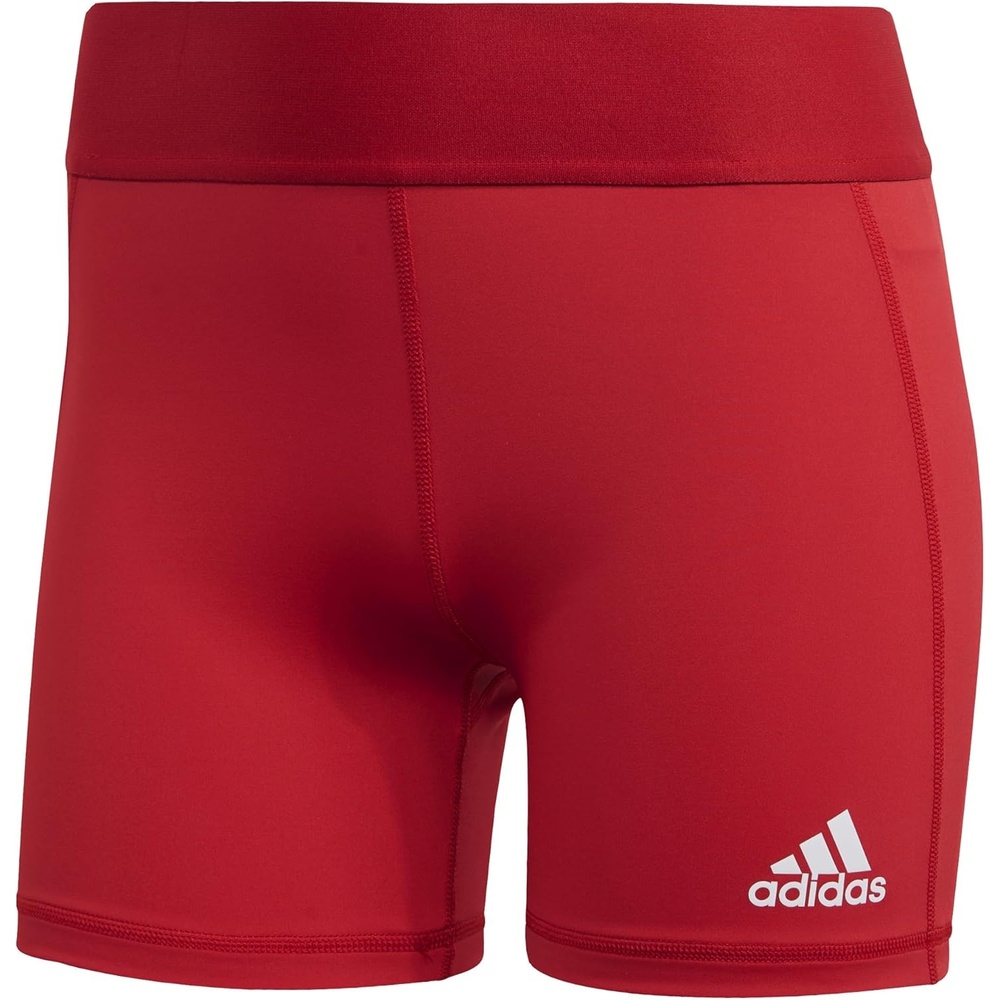 image:imageadidas Womens Techfit Volleyball ShortsTeam Power RedWhite