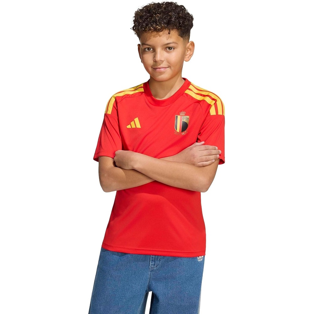 image:imageadidas Youth Belgium World Cup 2026 ApparelRedBold Gold
